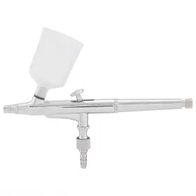 Joyzan 026343259090 Dual Action Airbrush Kit Compressor Paint Spray Gun Needle Large Capacity Cu #2