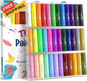 Je-dchb-36-dl Jupitearth Paint 1 Count Pack Of 36 Colors Classic Neon Metallic Pastel