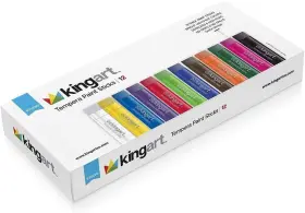575-12 Kingart Tempera Paint Sticks Set Of 12 Count Pack 1 Multicolor