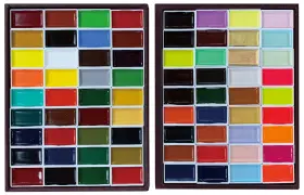 Gansai-72 Kissho Kissoh Gansai 72-color Japanese 1 Count Pack Of Mulch