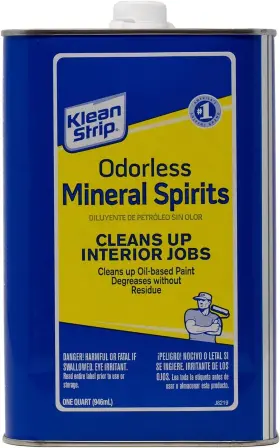 Qksp94005ca Klean-strip Odorless Mineral Spirits 1 Quart 32 Fl Oz Pack Of