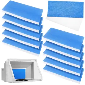 Kom1755 Komphy 10 Pack Airbrush Spray Booth Filter Air Paint Exhaust F