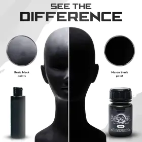 Musou-100 Koyo Orient Japan Co. Ltd. Musou Black Water-based Acrylic Paint - 100ml Made In Blackest I #3