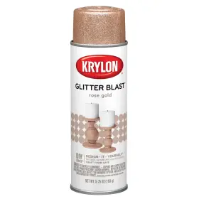 3818 Krylon Blast Glitter Spray Craft Projects 5.75 Ounce Pack Of 1 Rose Gold
