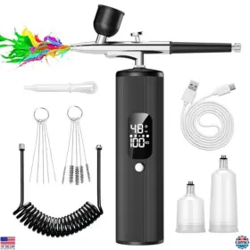 B0f63jq7dw Krylon Airbrush Kit With Compressor 48psi 6000mah Ideal For Painting And Makeup