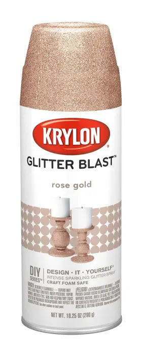 K03558000 Krylon Glitter Blast Rose Gold 10.25 Ounce Pack Of 1