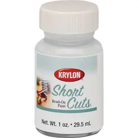 Kscb025 Krylon Short Cuts Brush-on Paint 1 Ounce Pack Of Gloss White