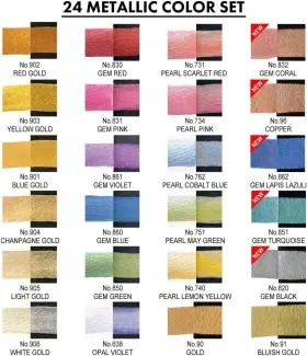 Nw2a Kuretake Mc20/24v/nw2a Gansai Tambi Watercolor Paint 11.64 Fl Oz Pack Of 1 Multi Color #2