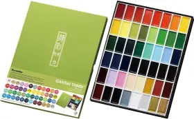 Mc20 Kuretake Mc20/48v Gansai Tambi Watercolor Paint Set 36 1 Count Pack Of 48 Colors