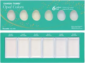 Mc20oc Kuretake Mc20oc/6v Gansai Tambi Opal Colors 6 2.65 Ounce Pack Of 1 Set