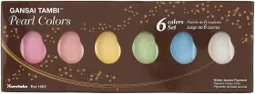Mc20pc Kuretake Mc20pc/6v Gansai Tambi Pearl Colors 6 Color Count Pack Of 1