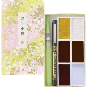 Mc23 Kuretake Gansai Tambi Irodori 1 Count Pack Of Sakura Pattern