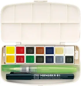Mc30-1 Kuretake Gansai Tambi Portable 14 0.34 Ounce Pack Of Colors Set