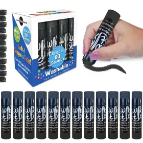 Tpg-60010 Kwik Stix Black 12 Solid Tempera Paint 1 Count Pack Of