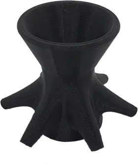 Labriciyon 792483547096 1pc Black Flower Pouring Cup Painting Funnel 7 Legs 0.25 Liters