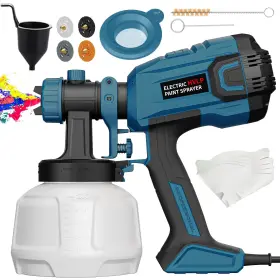Lf207a-3 Lifove Paint Sprayer - 700w Hvlp High Power Electric Spray Gun With Adjustable