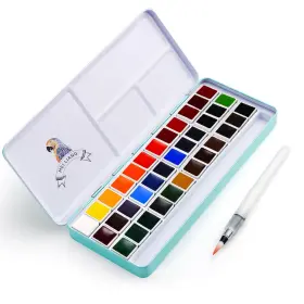 Lw180749012-fba Lightwish Meiliang Watercolor Paint Set 36 Vivid 1 Count Pack Of Colors