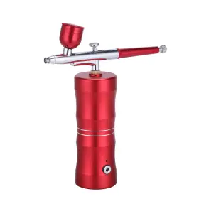 Czj-702 Liitle Fairy Portable Air Compressor Kit Airbrush Paint Spray Gun Nail Art Tattoo #3