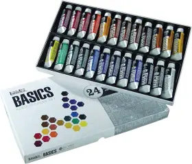 101024 Liquitex Basics Acrylic Paint Tube 0.74 Fl Oz Pack Of 24 24-piece Set