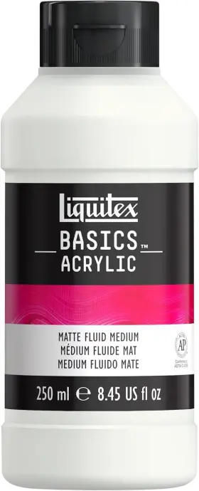 1041005 Liquitex Basics Matte Fluid 8.45 Fl Oz Pack Of 1 Medium