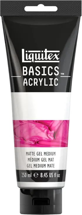 1041014 Liquitex Basics Matte Gel Medium 8.4-oz 1 Count Pack Of