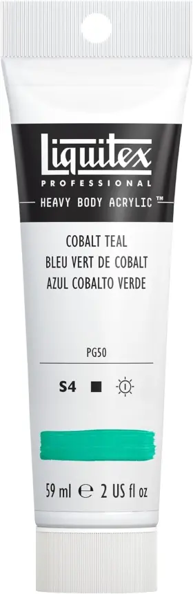 1045172 Liquitex Professional Heavy Body Acrylic 2 Fl Oz Pack Of 1 Cobalt Teal