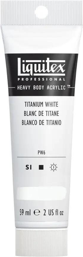 1045432 Liquitex Professional Heavy Body Acrylic 2 Fl Oz Pack Of 1 Titanium White