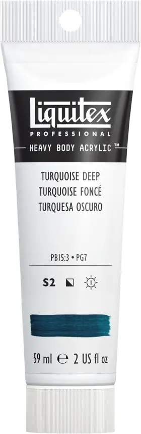 1045561 Liquitex Professional Heavy Body Acrylic 2 Fl Oz Pack Of 1 Turquoise Deep