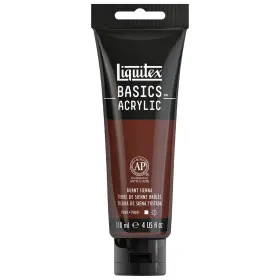 1046127 Liquitex Basics Acrylic Paint 118ml 4-oz 4 Fl Oz Pack Of 1 Burnt Sienna