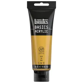1046234 Liquitex Basics Acrylic Paint 118ml 4-oz Tube 4 Fl Oz Pack Of 1 Gold