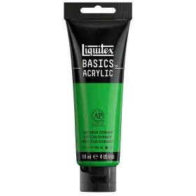 1046312 Liquitex Basics Acrylic Paint 4 Fl Oz Pack Of 1 Light Green Permanent