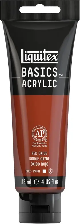 1046335 Liquitex Basics Acrylic Paint 118ml 4-oz 4 Fl Oz Pack Of 1 Red Oxide