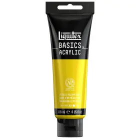 1046343 Liquitex Basics Acrylic Paint 4 Fl Oz Pack Of 1 Metallic Yellow Gold