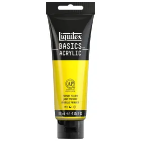 1046410 Liquitex Basics Acrylic Paint 118ml 4 Fl Oz Pack Of 1 Primary Yellow