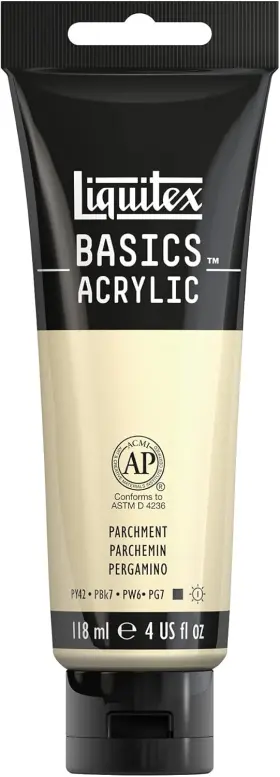 1046436 Liquitex Basics Acrylic Paint 118ml 4-oz 4 Fl Oz Pack Of 1 Parchment