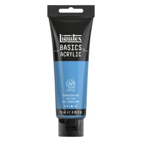 1046984 Liquitex Basics Acrylic Paint 118ml 4 Fl Oz Pack Of 1 Fluorescent Blue