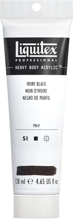 1047244 Liquitex Professional Heavy Body Acrylic 4.65 Fl Oz Pack Of 1 Ivory Black