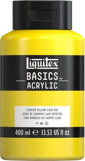 220704 Liquitex Basics Acrylic 13.5 Fl Oz Pack Of 1 Cadmium Yellow Light Hue