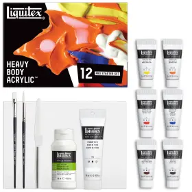 Liquitex 3699313 Professional Heavy Body Acrylic 1 Count Pack Of Blue Orange