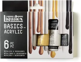 3699345 Liquitex Basics Acrylic Paint 4.44 Fl Oz Pack Of 1 Metallic And Iridescent