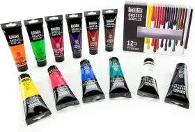 3699376 Liquitex Basics Acrylic Paint Set 12 X 1 Count Pack Of Tube