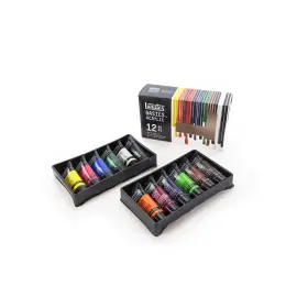 3699403 Liquitex Acrylic Basics Set 8.93 Fl Oz Pack Of 1 Metallics And Iridescents