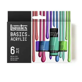 3699479 Liquitex Basics Acrylic Paint Set 6 X 0.74 Fl Oz Pack Of 1 Multicoloured