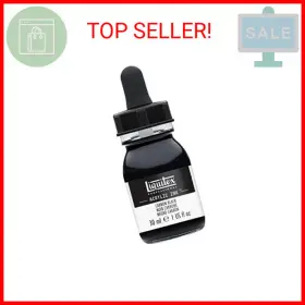 4260337 Liquitex Professional Acrylic Ink 1-oz 30ml Jar Carbon Black