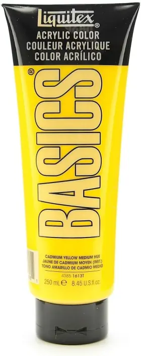 4385161 Liquitex Basics Acrylic 8.45 Fl Oz Pack Of 1 Cadmium Yellow Medium Hue