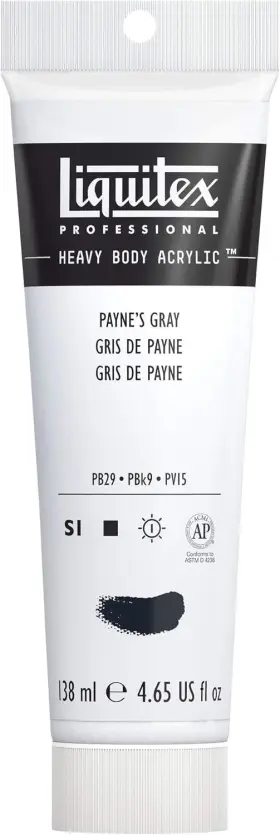 4417310 Liquitex Professional Heavy Body Acrylic 4.65 Fl Oz Pack Of 1 Paynes Gray