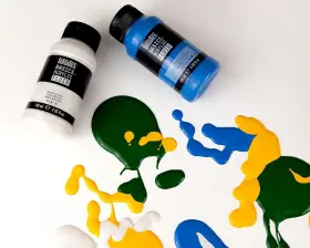 Liquitex 446690997082 Basics Acrylic Fluid Paint 6 X 118ml 4-oz. Bottle Set #3