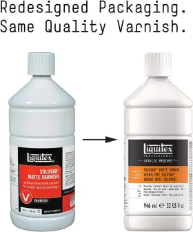 6132 Liquitex Professional Soluvar Matte 1 Quarts Pack Of #2