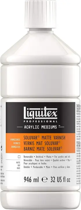 6132 Liquitex Professional Soluvar Matte 1 Quarts Pack Of