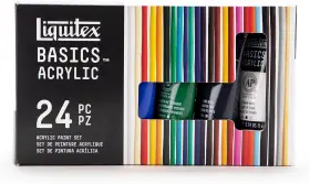 Liquitex 887452028543 Basics Acrylic Paint Set 24 X 17.85 Fl Oz Pack Of 1 Multicolor